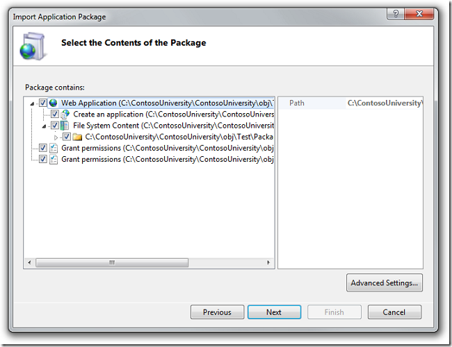 Select_the_Contents_of_the_Package_dialog_box
