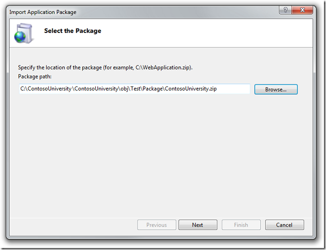 Select_the_Package_dialog_box